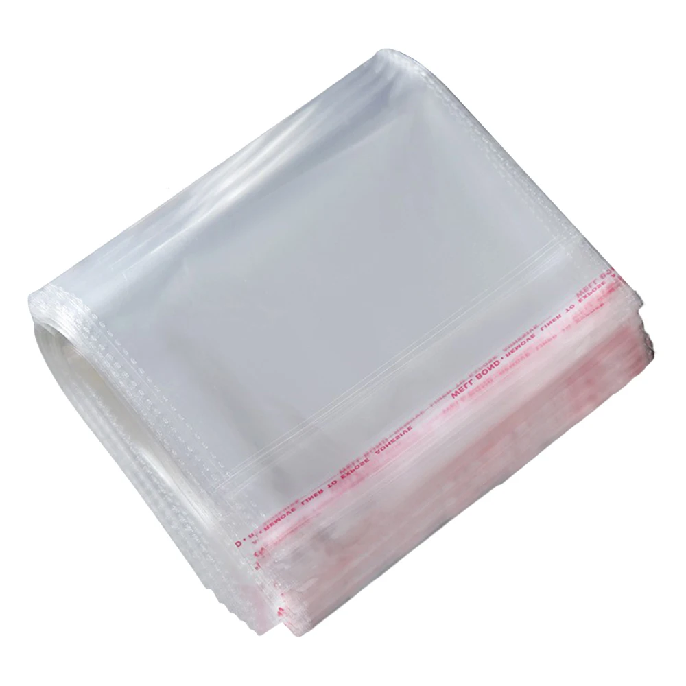 Многоразовый 100 шт. самоклеящийся прозрачный целлофановый пакет самозапечатываемый маленький пластиковый пакет для конфет упаковка печенья упаковочный мешочек кисет