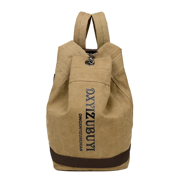 

Pure Cotton Canvas Both Shoulders Package women Backpack school men Bag Leisure Time Student mochila