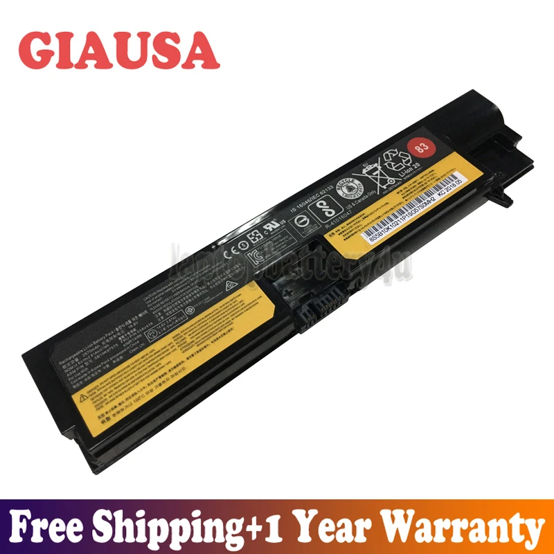 Giausa 14,6 V 2.81Ah 41Wh 01AV415 01AV418 Батарея для lenovo ThinkPad E570 E570C E575 SB10K97575 SB10K97572 серии
