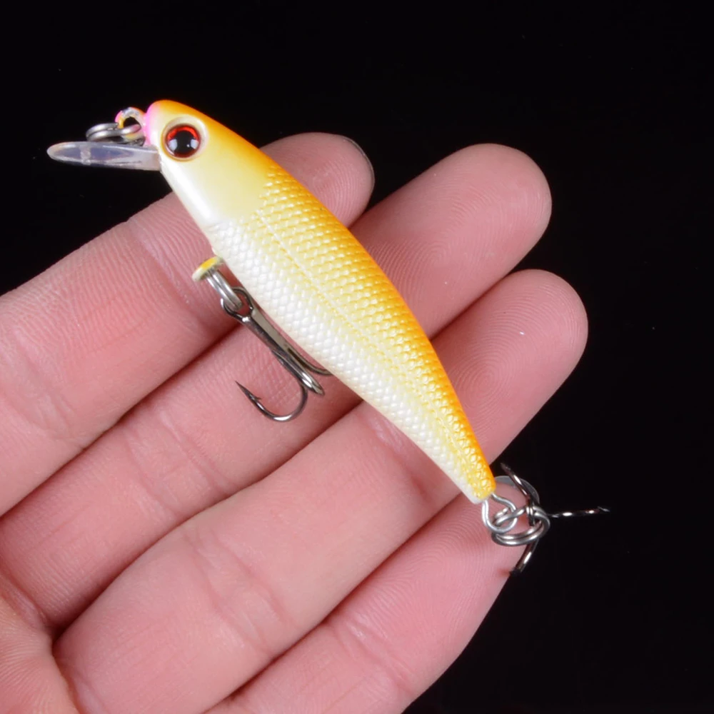 1 шт. рыболовная приманка в виде гольяна 6 5 см/4 г|fishing tackle|fishing lure3d eyes |