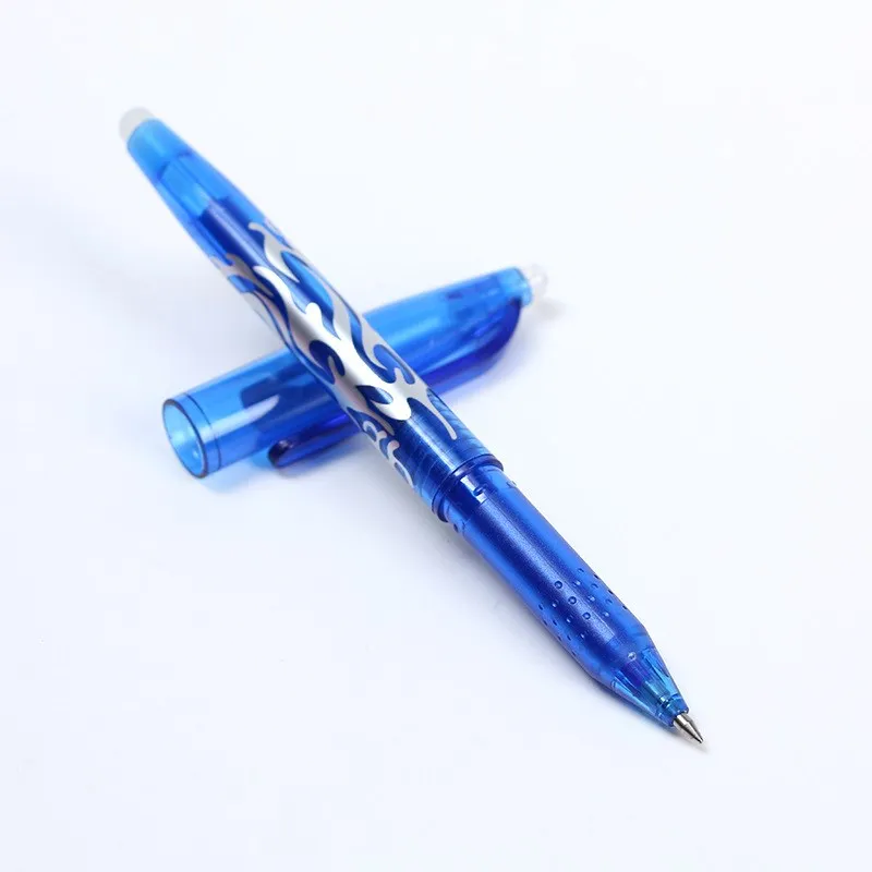 1 шт. 0,5 мм стираемая ручка пластиковая гелевая ручка черный синий красный фиолетовый заправки пишущие нейтральные ручки офисные школьные принадлежности