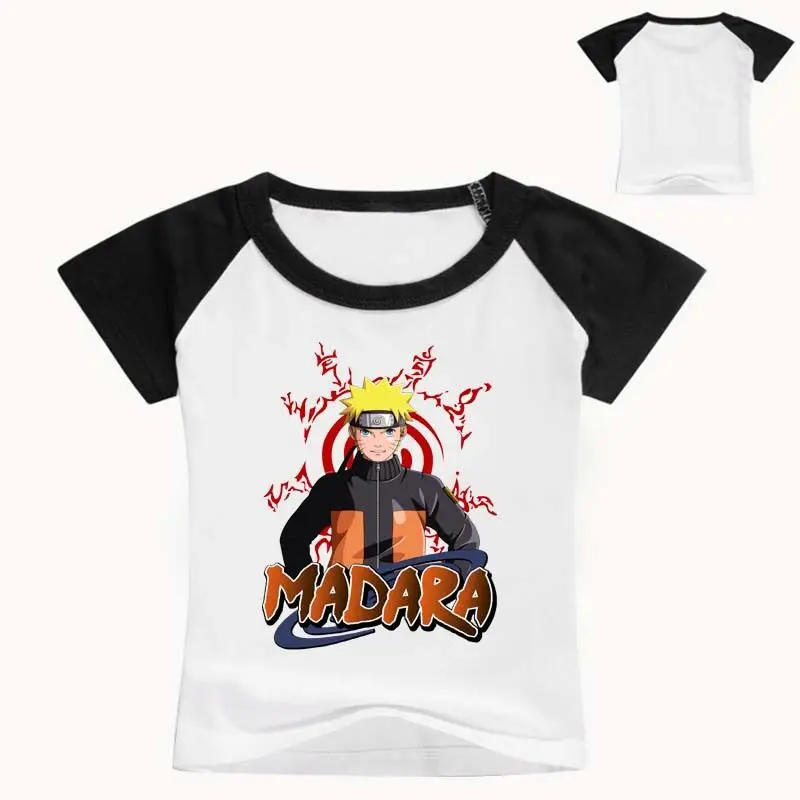 

2018 Summer NARUTO Short Sleeve Tees Clothes For Children T-shirt Clothing Boy Costume Girls T Shirt 2-12y Kids Tshirt