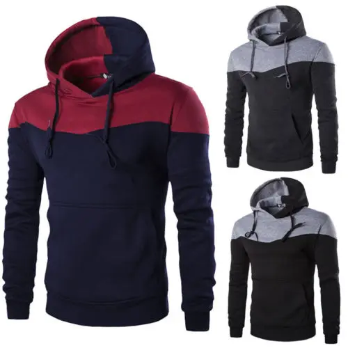 

2017 New Spring Autumn Hoodies Men Fashion Brand Pullover Solid Color Turtleneck Sportswear Sweatshirt Men'S Tracksuits Moleton