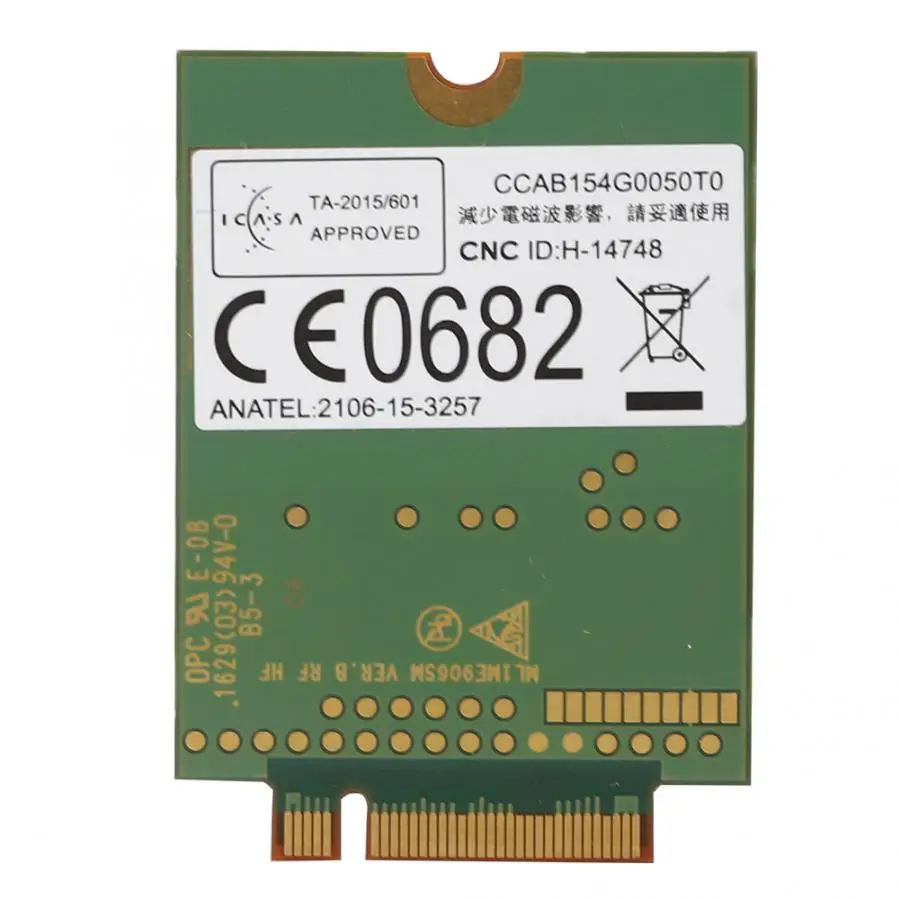 Для ThinkPad T460 T460s P50s EDGE/GPRS/GSM ноутбук сетевая карта 4G модуль(ME906S-158