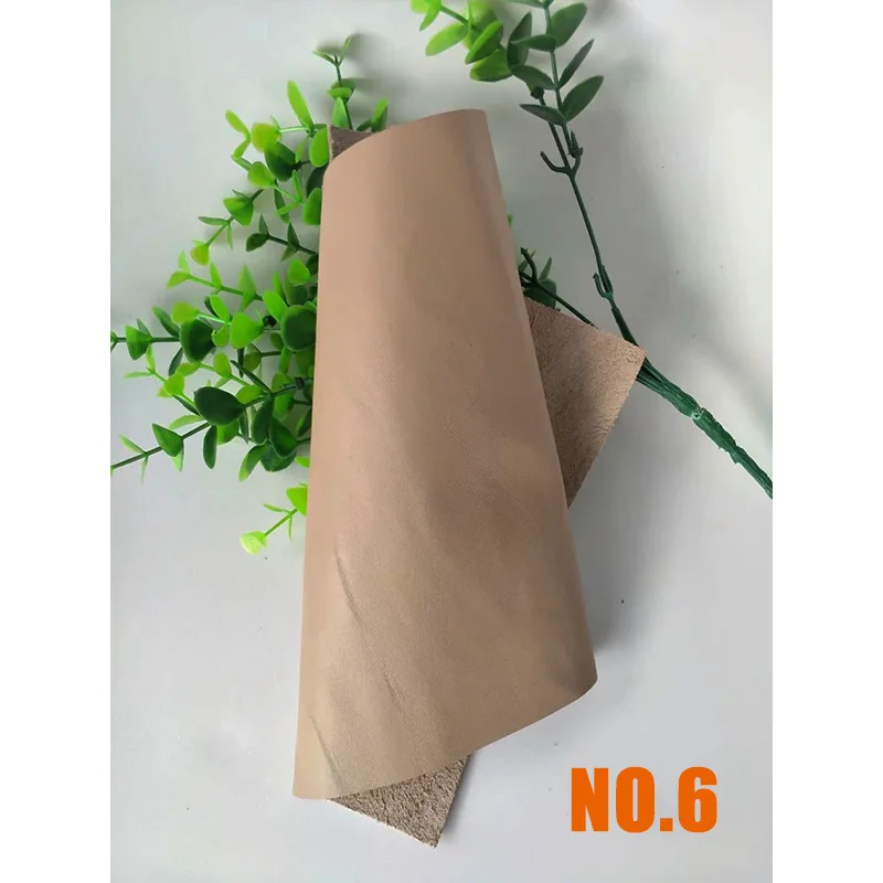 NO.6 20*30 см кожа из воловьей кожи растительного дубления кожа для DIY ручной работы художественные кожаные аксессуары кошелек сменная сумка ремешок для часов - Color: NO.6
