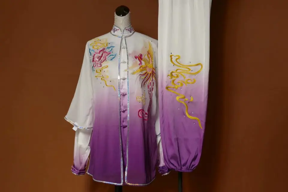

Wushu taichi одежда тайцзи changquan Униформа боевых искусств соревнование одежда вышитая kungfu nanquan taolu одежда Униформа