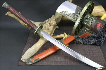 

Very Strong Hunting Battle Broadsword Dao Sword Sharp High Manganese Steel Blade