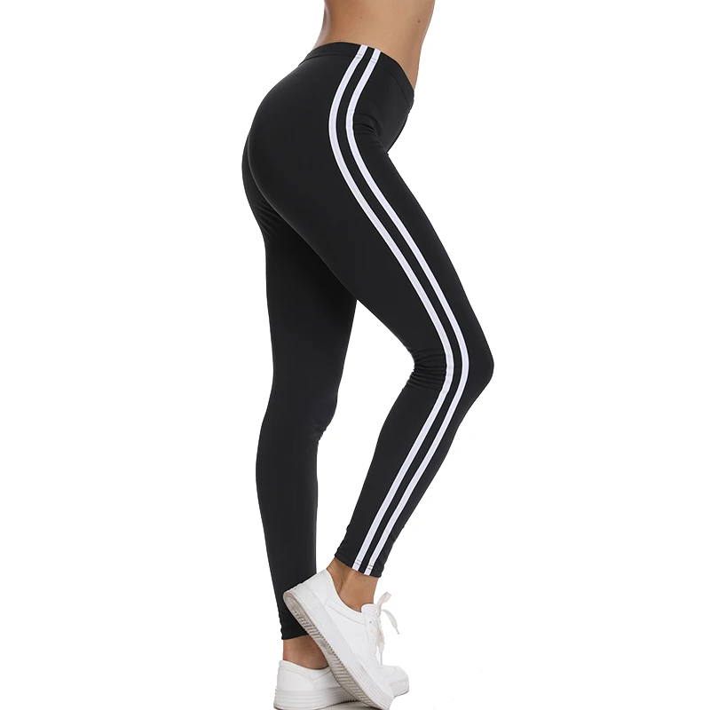 Fitness Female Leggings Polyester Ankle-Length Breathable Pants Leggins Women Standard Fold Push Up Leggin Prolong leg design