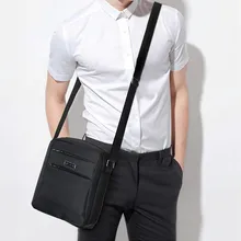 Деловая сумка Новая модная повседневная однотонная деловая сумка через плечо уличная сумка-мессенджер мужская сумка