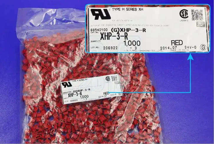 

XHP-3-R HOUSINGS RED COLOR Connectors housings 100% New and original parts