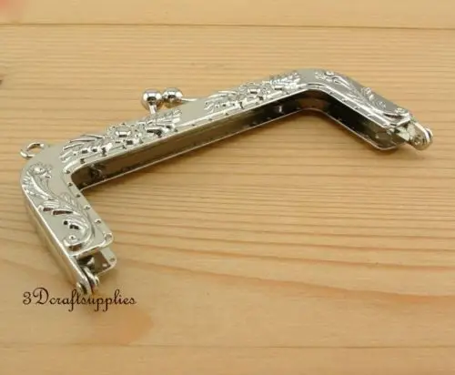 Винтажный никелевый сплав 9 5 см D19 с металлической рамкой для шитья|frame clasp|purse framebag