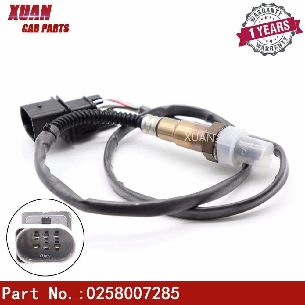 XUAN Lambda O2 кислородный датчик 0258007285 0 258 007 285 для AUDI A3 A8 Volkswagen GOLF TOURAN POLO 1 6/3 0/3 2/1.4L |