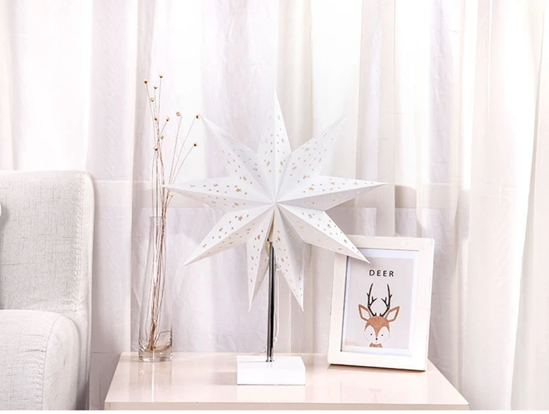 AC220V Creative Minimalist Modern Origami Pinwheel Star Bedroom Bedside Night Light Romantic Decoration Children Kid Gift (2)