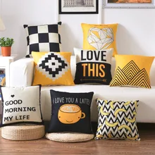 

24Types U Pick Modern Simple Cotton Linen Cushion Cover Decorative Pillowcase Home Decor Sofa Throw Pillow Cover 45x45cm