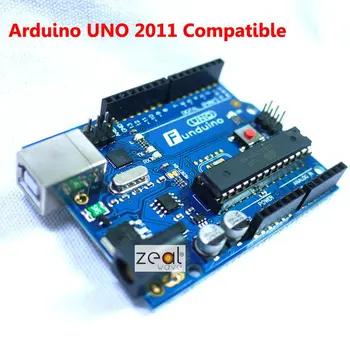 

Funduino UNO 2011 ATMEGA328P-PU AVR MCU Board with USB Cable