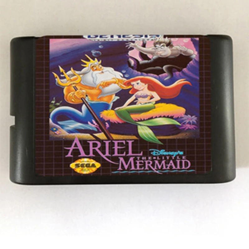 

Ariel The Little Mermaid 16 bit MD Game Card For Sega Mega Drive For SEGA Genesis