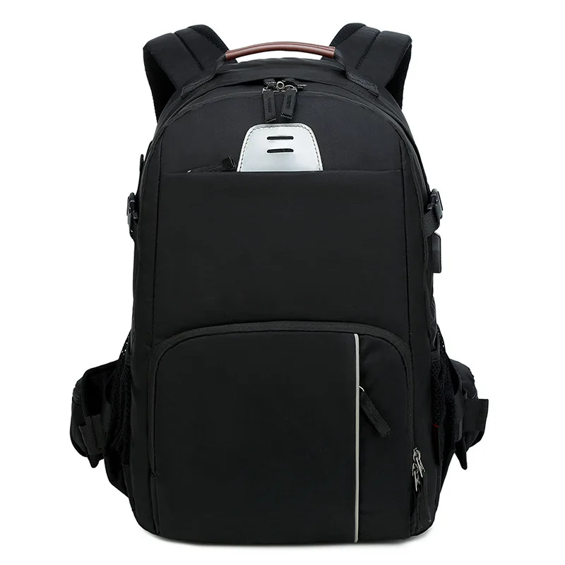 CAREELL C3058 DSLR камера сумка Фото сумка камера рюкзак универсальный большой емкости путешествия камера рюкзак для Canon/Nikon камера - Цвет: Черный