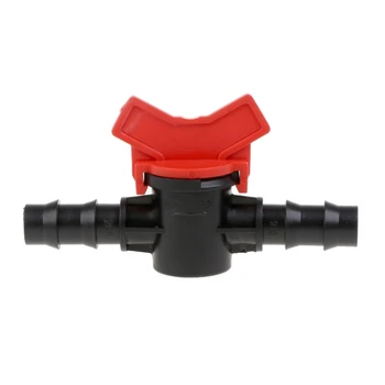 

2 Way Screw Hose Pipe Splitter Connector Adaptor Quick Turn Off Plastic Irrigation Water Hose Valve Switch