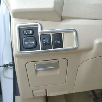 

ABS Plastic For Toyota corolla 2014 2015 car accessories Headlamps Adjustment Switch storage Box cover trim 2pcs
