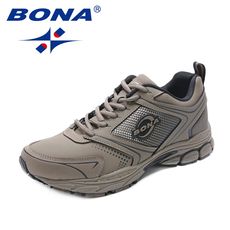 BONA/ стиль; мужские кроссовки на шнуровке; Мужская Спортивная обувь; кроссовки для бега на открытом воздухе; удобный мягкий светильник;