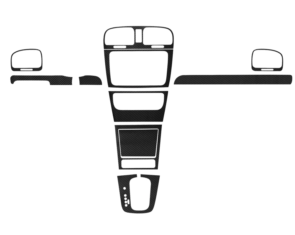 Автомобильная панель из углеродного волокна с центральным управлением, наклейка для автомобиля, Стайлинг для Volkswagen VW Golf 6 MK6 GTI, аксессуары