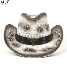 Летняя женская мужская открытая западная ковбойская шляпа ручной работы тканый модный пояс Западная пастушка Джаз Sombrero солнцезащитная Кепка