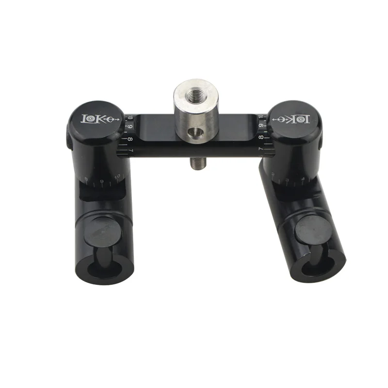 

Aluminium Alloy Adjustable Double Side V Bar Compound Bow Stabilizer Shooting Hunting Accessories Black Archery V Bar