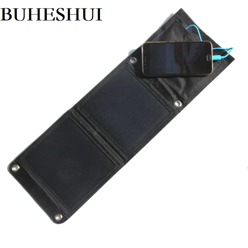 

BUHESHUI 10W Solar Charger Foldable Solar Panel Charger For iphone/Mobile Power Bank Battery Sunpower Cell Free Shipping