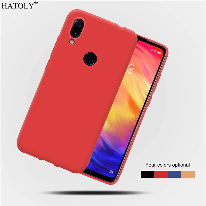 

Xiaomi Redmi 7 Case Cover For Redmi Note 7 6 Pro Mi 9 SE Matte Scrub Soft Silicone Shell Bumper Phone Case for Xiaomi Redmi 7