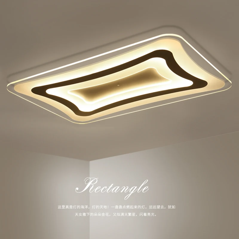 LED Modern acrylic ceiling lights home living room lamp Ultra-thin Fixtures ceiling lamps children bedroom Ceiling lighting