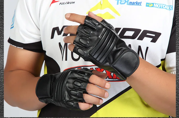 Новый Велоспорт Половина Finger Luva Motociclista Мотоциклетные Перчатки мотоциклетные Guantes мото Luvas Meio Dedo Motoqueiro езда Тактический