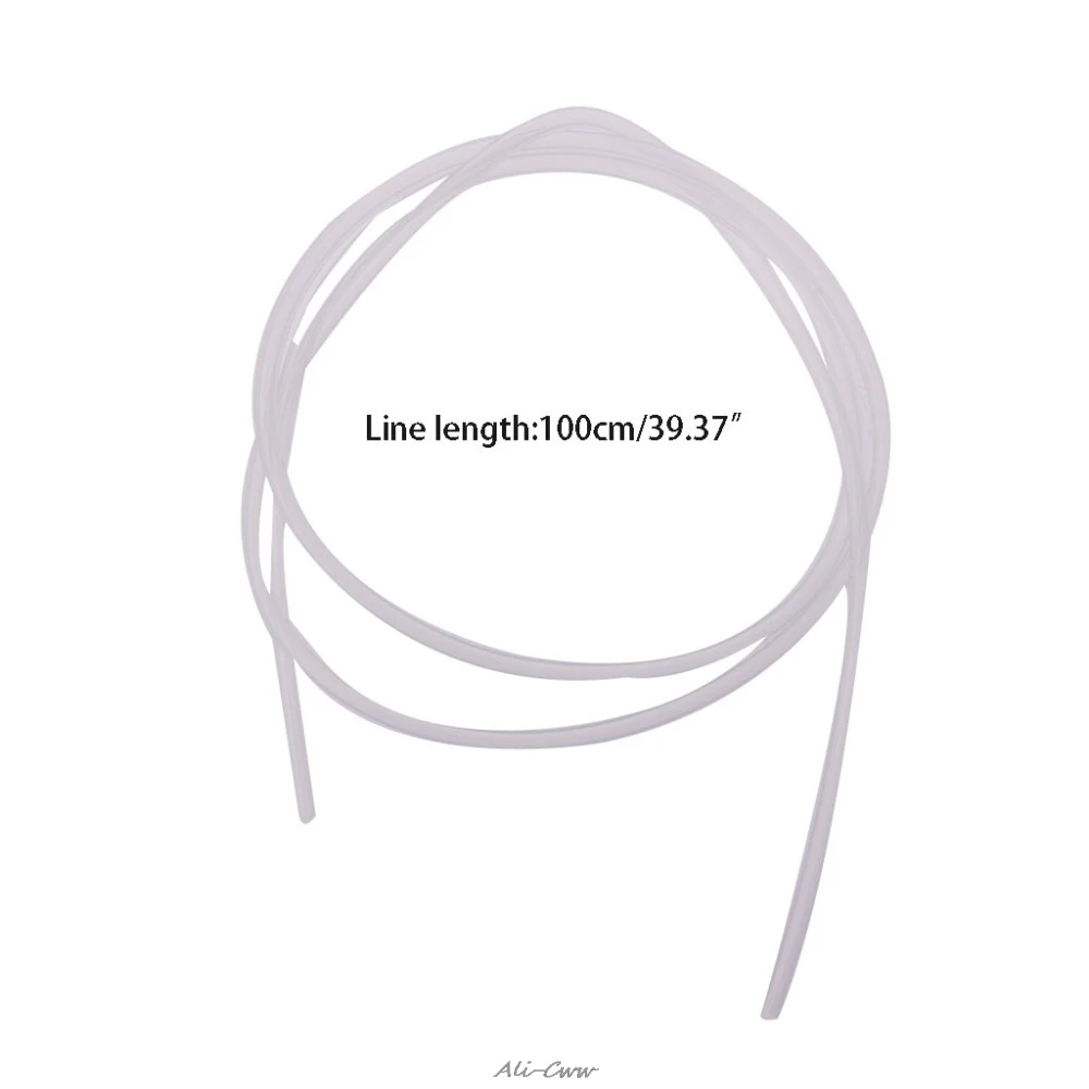 

White 2*4mm 1m PFA PTFE Tube To J-Head Hotend Extruder For 1.75mm Filament for 3D Printer Parts New