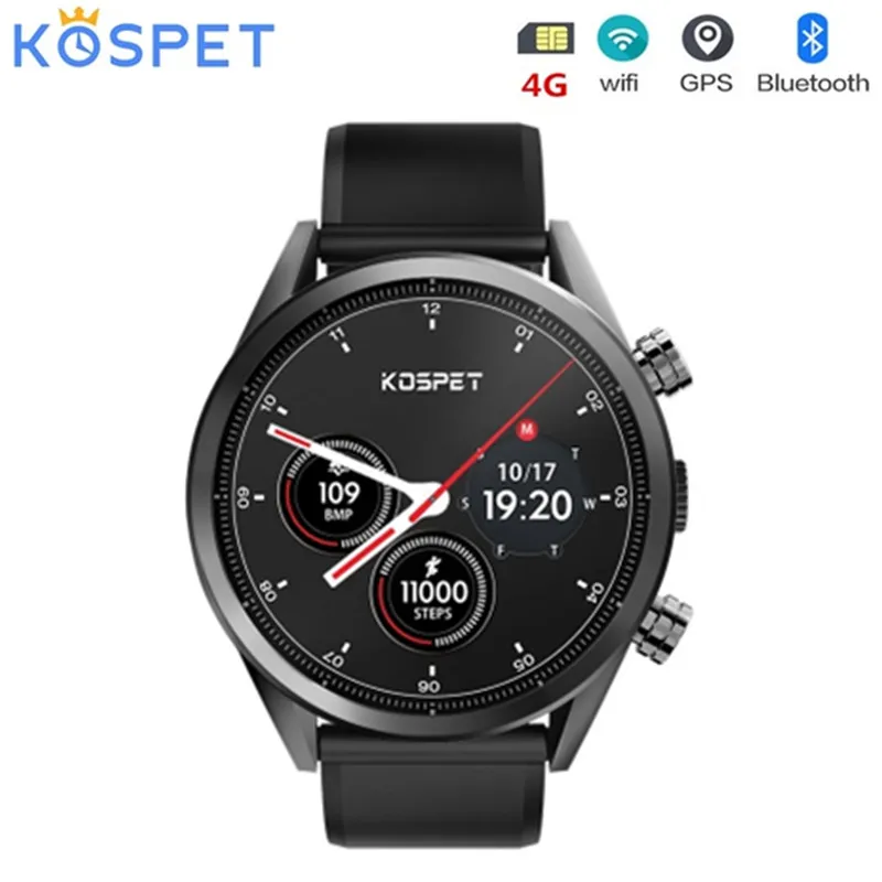 

Kospet Hope Lite 4G Smartwatch Phone Android 7.1 Quad Core 1.25GHz 1GB RAM 16GB ROM 8.0MP Camera IP67 Waterproof Smart Watch