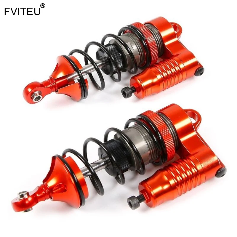 FVITEU CNC alloy adjustable hydraulic pressure buffer cavity shock absorber kit for 1/5 Rovan F5 Truck Spare Parts MCD XS5