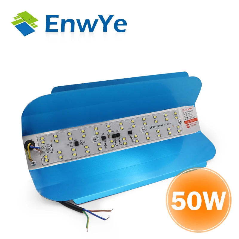 

EnwYe NEW LED Iodine tungsten lamp 50W cold light AC 220V 240V LED outdoor lighting Construction site lighting floodlight