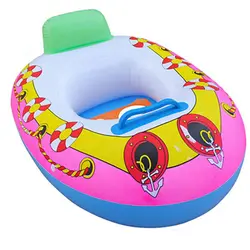 ПВХ надувные детские сиденье плавание ming кольцо бассейн помощь тренер плавательный круг лодка 65*45 см