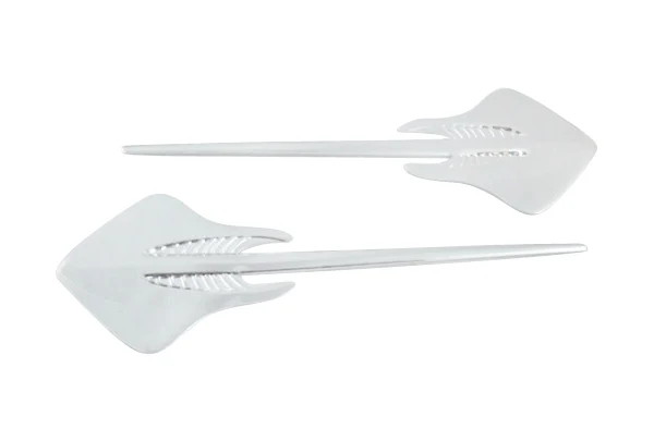 

2 x aluminium Stingray for Corvette C7 side wing Fender Emblem Badge Sticker