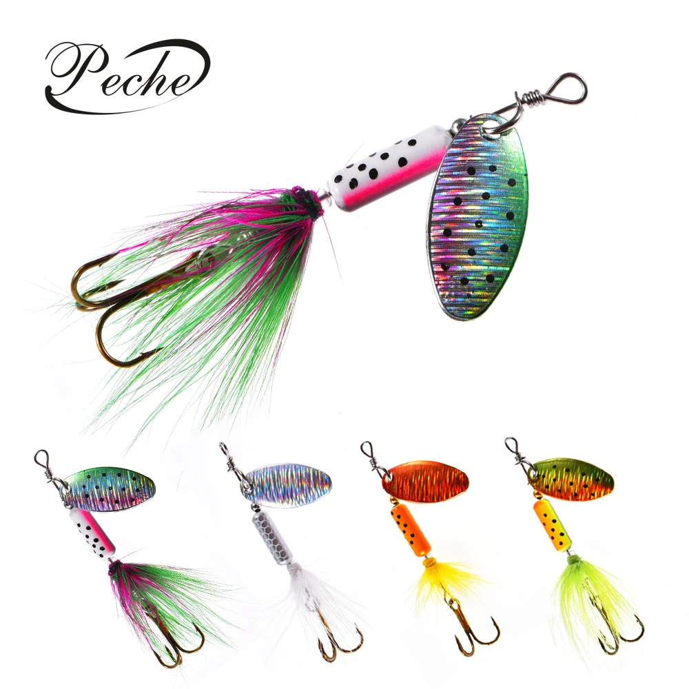 بيكي سبينر الصيد السحر Wobblers CrankBaits الرقصة أشرق المعادن الترتر المرقط ملعقة مع ريشة السنانير ل الكارب الصيد Pesca بيكي سبينر الصيد السحر Wobblers CrankBaits الرقصة أشرق المعادن الترتر المرقط ملعقة مع ريشة السنانير ل الكارب الصيد Pesca