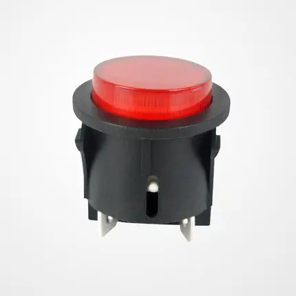 

PS18-16-2 Red Button 4 Pins Touch Switch TUV Certification Electrical Research And Development Rocker Switch 28*23.2mm