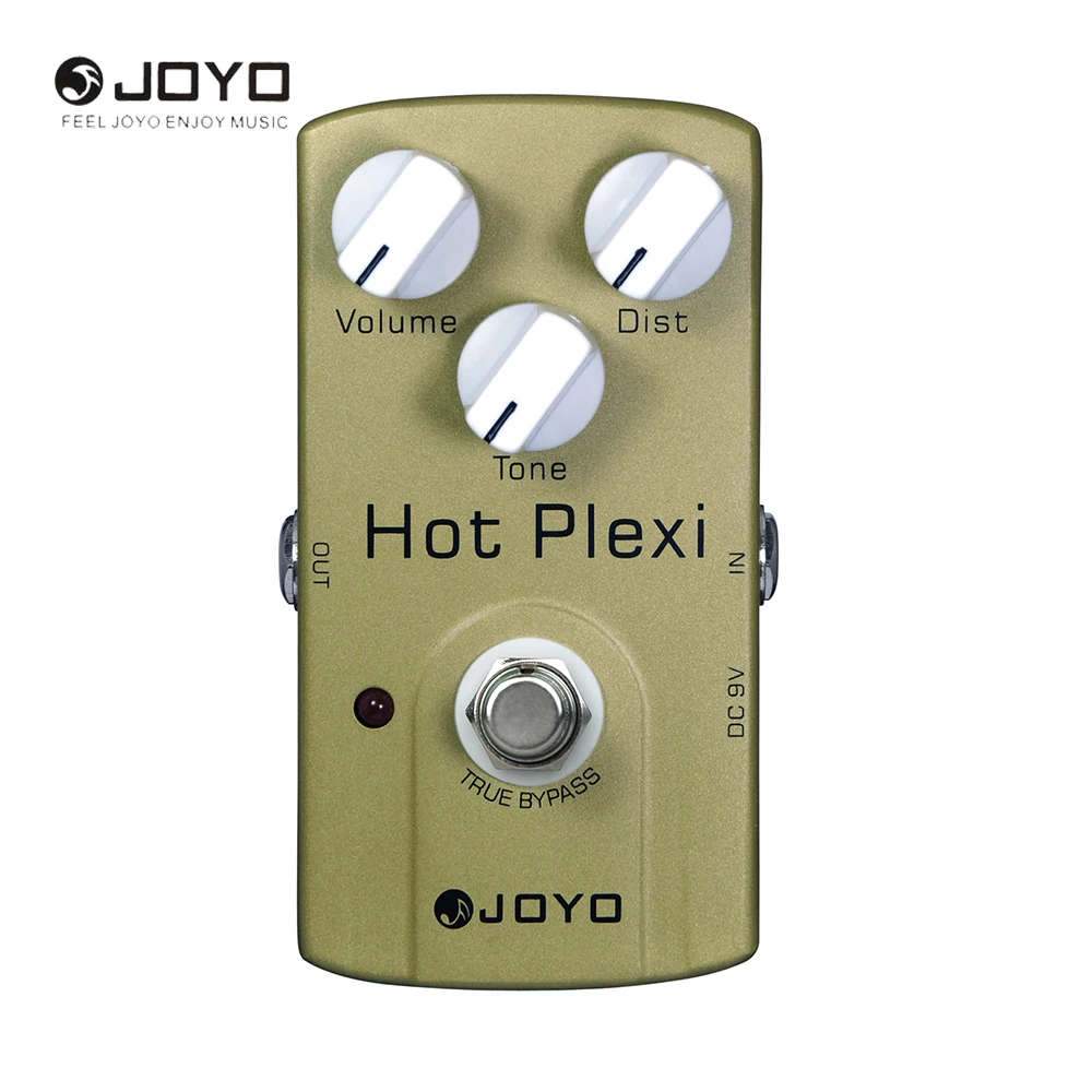 JOYO JF-32 Hot Plexi True Bypass High Output Distortion Electric Guitar Effect Pedal Box Musical Instrument Guitar Accessories joyo jf 37 guitar effect pedal analog chorus electric true bypass guitar audio pedal box musical instrument accessories