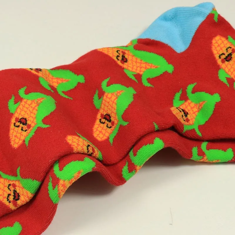 Модные креативные для отдыха из чесаного хлопка Для женщин носки детские носки унисекс с рисунком животных носки милые забавные Бизнес Happy