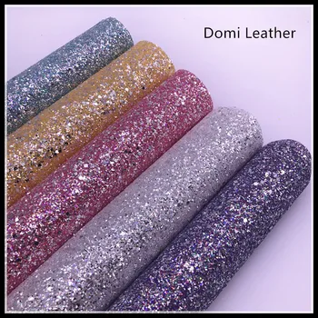 

(DM6163) Shiny Chunky Glitter Fabric For Making Bows