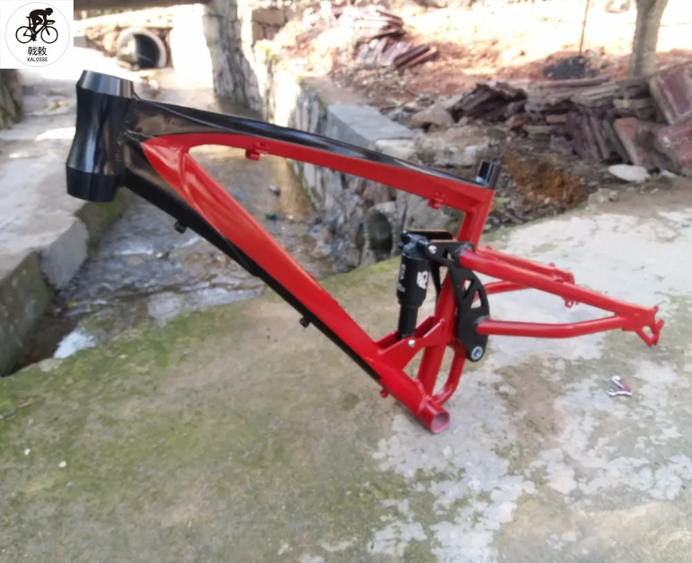 Excellent Kalosse Diy colors   Beach bike frame  air suspension  Fat bike  frame   26*4.8  tires 190mm  17 inch 0