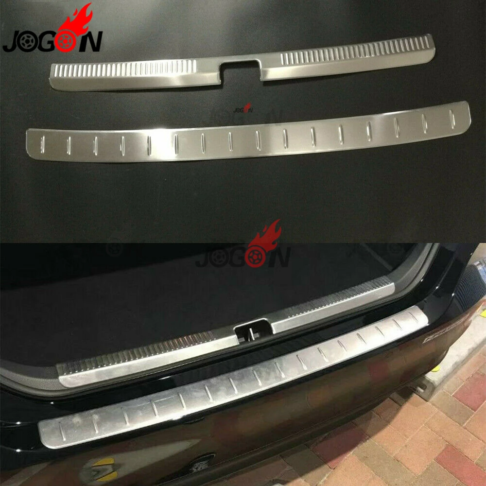 

For Toyota Camry XV70 2017-2019 Car Rear Trunk Bumper Protector Tailgate Cover Door Sill Plate Trim Anti-Scratch S.Steel