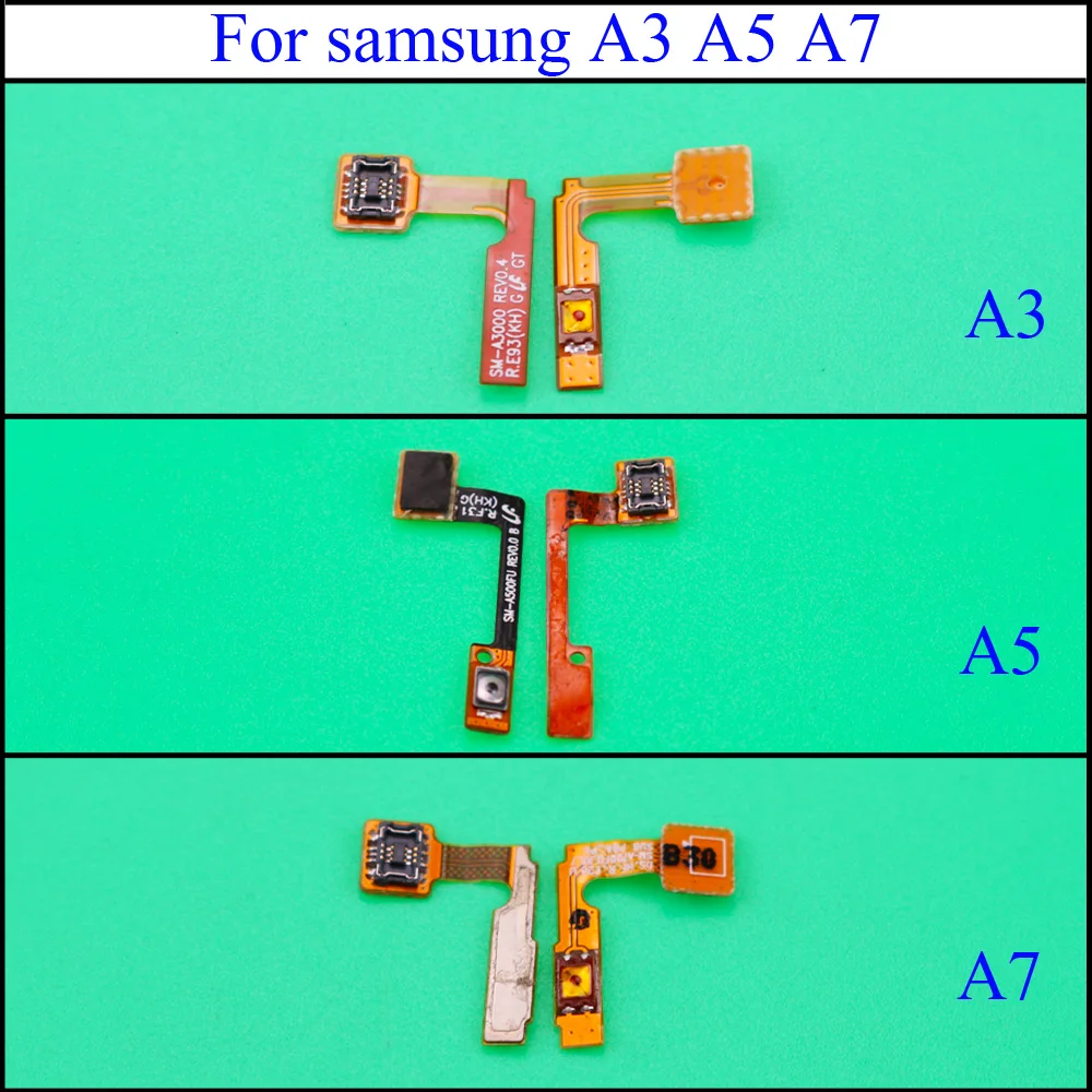 Юйси для samsung Galaxy A3 A5 A7 SM-A500FU A500 A500F A300 A300F A7000 ключ для боковой кнопки гибкого кабеля Мощность Запчасти для авто