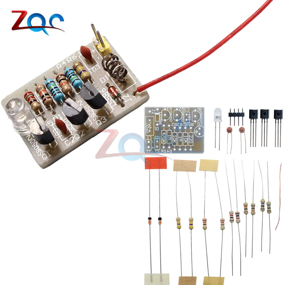 

Mobile Phone Signal Flash Light DIY Kit DC 3-12V Radiation Power Electronic DIY Kit Fun