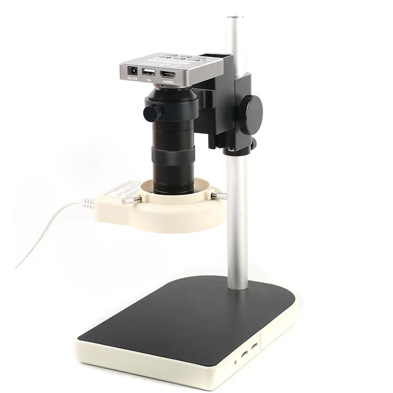  Microscope sets 37MP 1080P 60F/S HDMI Video Microscope Camera 130X Lens 56 LED Light For phone Moth