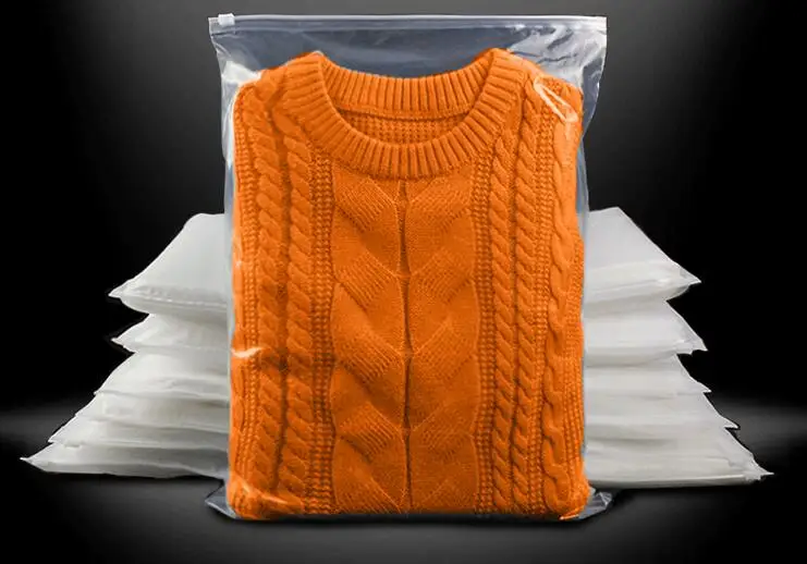 Plastic Zipper Bags For Clothes