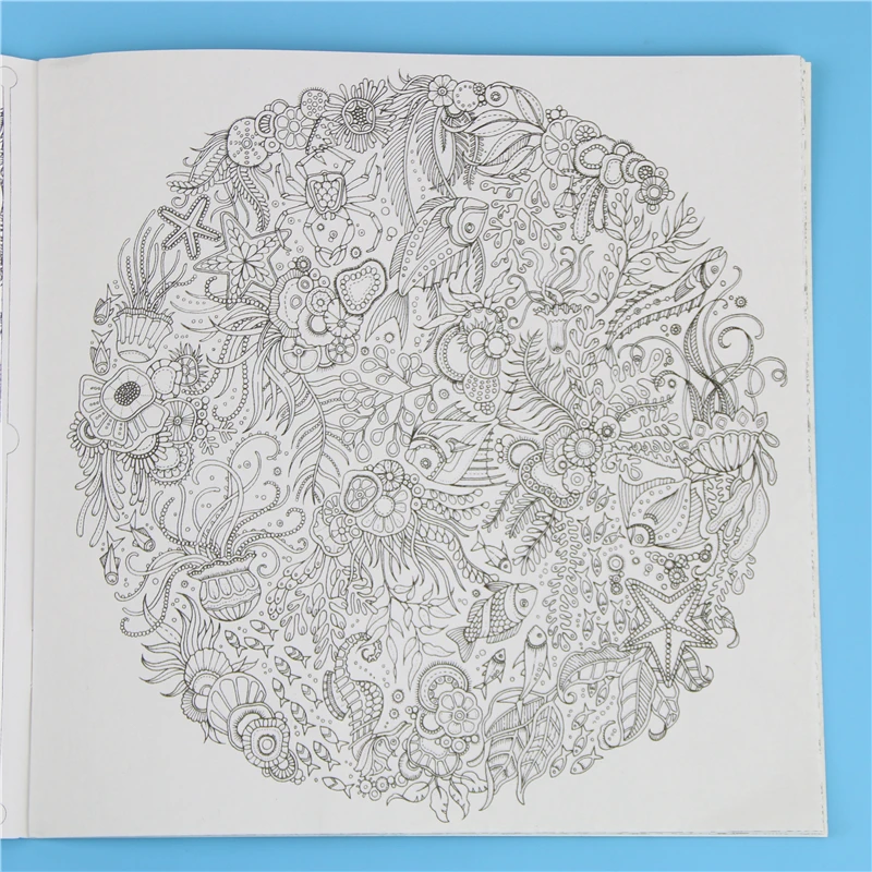 1 Pcs 24 Pages Mandalas Flower Coloring Book for Children Adult Relieve Stress Kill Time Graffiti Painting Drawing Art Book 1 Pcs 24 Pages Mandalas Flower Coloring Book for Children Adult Relieve Stress Kill Time Graffiti Painting Drawing Art Book