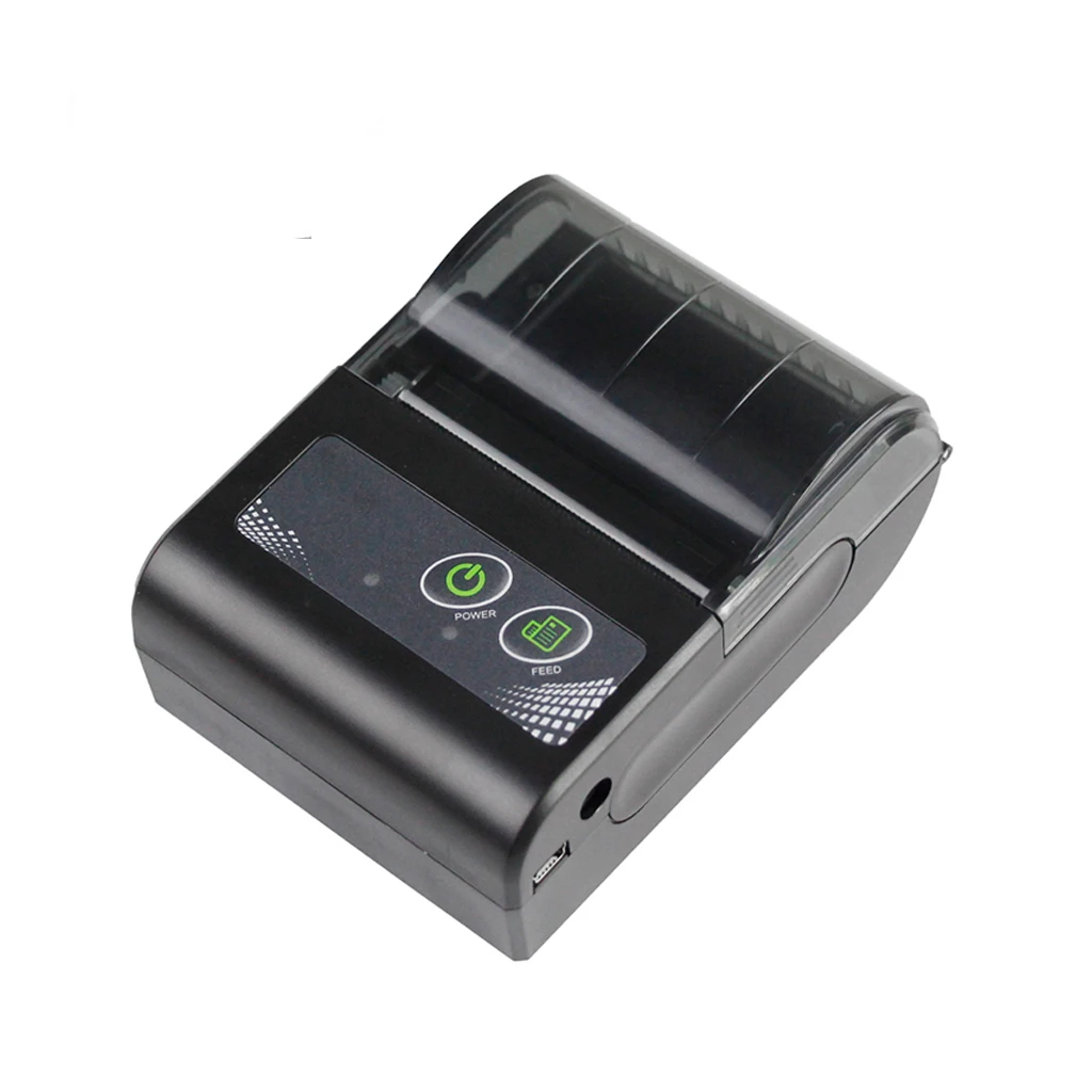 Pаспродажа Мини Bluetooth принтер тепловой принтер карманный портативный кассовый чек USB беспроводной Windows Android IOS Mini 58 мм 2019